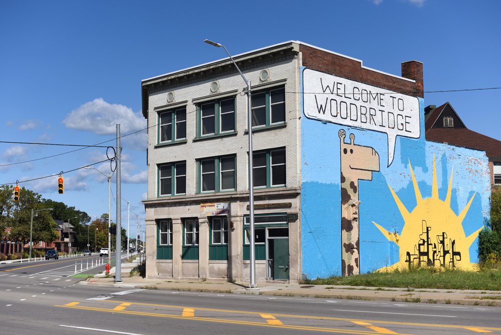 A mural in the Woodbridge neighborhood