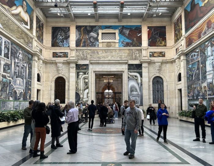 Interior of the Detroit Institute of Arts