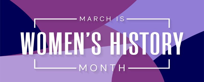 Women's History Month banner